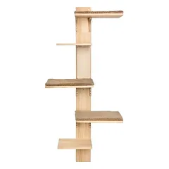 Kerbl Pet Wandkratzbaum Timber für Katzen
