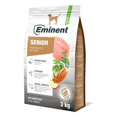 Sausas šunų maistas Eminent Dog Senior su paukštiena, 3 kg
