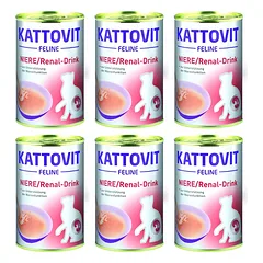 Kattovit Drink Niere/Renal chicken 6x135ml skardinė