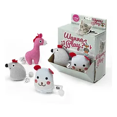 Europet Bernina Animal Mix žaislas katėms su katžole, 8×6 cm — 2 nuotrauka