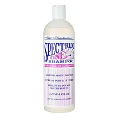 Chris Christensen Spectrum One šampūnas - atstatomasis šampūnas šunims ir katėms su standžiais ir šiurkščiais plaukais, koncentratas 1:8, 473ml — 3 nuotrauka