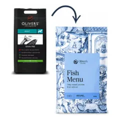 Oliver's Fish Grain Free Medium sausas pašaras su žuvimi šunims