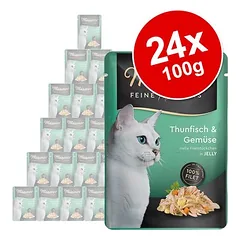 Miamor Feine Filets drėgnas maistas katėms, ekonominė pakuotė 24 x 100 g