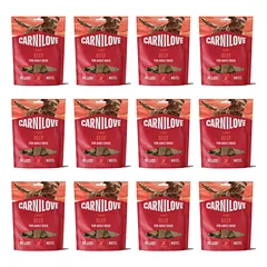 CARNILOVE Dog Jerky Beef Fillet 12x100g skanėstai su jautiena suaugusiems šunims
