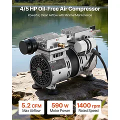 Tvenkinio aeratorius VEVOR OLF400D-140FF-WA, 5,2 CFM, 590 W — 2 nuotrauka