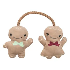 TRX_927165 TRIXIE Xmas Imbierinukai ant virvės, pliušas/virvė, 22 cm, su garsu