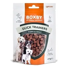 Boxby DUCK TRAINERS antienos skanėstai šunims 100g