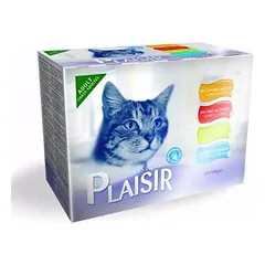 Plaisir Cat Multipack maišeliai 100 g (12 vnt.)