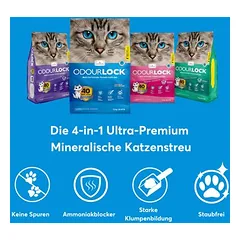 ODOURLOCK kraikas katėms, levandų, 12 kg — 3 nuotrauka