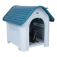zooplus Basics plastikinė šunų būda, B 72 x T 87 x H 75 cm — 3 nuotrauka