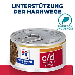 Hill's Prescription Diet c/d Multicare Stress Ragout mit Thunfisch & Gemüse