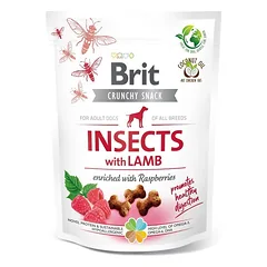 BRIT CARE Dog Crunchy Cracker Insects rich in Lamb 200g