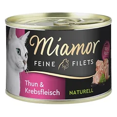 MIAMOR Feline Filets tuno ir krabų filė savo padaže 156 g