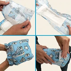 CROCI Dog Nappy sauskelnės patinėliams XL 60-85cm 12vnt — 2 nuotrauka