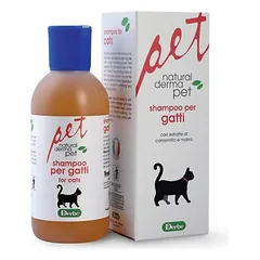 Natural Derma Pet šampūnas katėms raminantis ir drėkinantis su ramunėlėmis