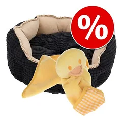 Sparpaket: Cozy Kingdom Kuschelbett + Schmusedecke Quaxie