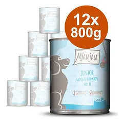 MjAMjAM Junior drėgnas maistas šunims, ekonominė pakuotė 12 x 800 g, > 500 g — 1 nuotrauka