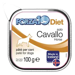 Forza10 Solo Diet konservai šunims su arkliena, 100 g