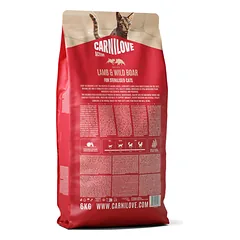 CARNILOVE Active Lamb&Wild Boar Sterilised sausas pašaras katėms su ėriena ir šerniena, 6 kg — 2 nuotrauka
