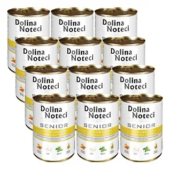 Dolina Noteci PREMIUM Senior Vištiena su morkomis ir baziliku 12x400g