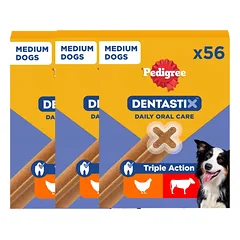 PEDIGREE Dentastix vidutinės veislės 8 x180 g 2+1 NEMOKAMAI