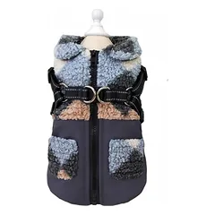 PAW COUTURE gyvūnų augintinių liemenė,juoda, juoda, S dydis — 5 nuotrauka