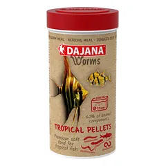 Dajana Worms Tropical pellets soft 250ml/125g