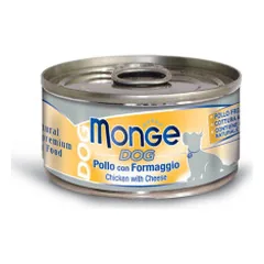 Monge Natural konservai su vištiena ir sūriu šunims