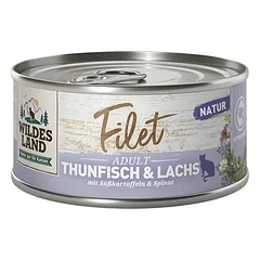 Wildes Land filė su tunu ir lašiša 80 g