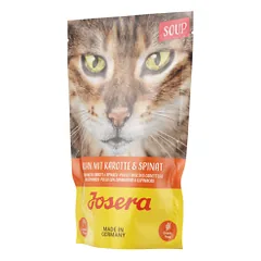 Josera Soup konservai katėms su vištiena, morkomis, špinatais, 70 g