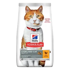 Hill’s Science Plan Sterilised Cat Adult sausas ėdalas sterilizuotoms katėms su vištiena