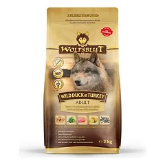 Wolfsblut – Wild Duck & Turkey – Adult, sausas maistas šunims, > 10 kg — 2 nuotrauka