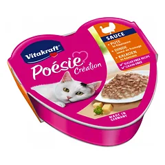 Vitakraft POESIE drėgnas kačių ėdalas kalakutiena su sūriu 85g