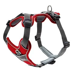 HUNTER Geschirr Divo, rot/grau