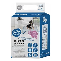 Duvo+ paklotai šuniukams P-Pad Premium, kvapų kontrolė, L / Kiekis: 30 vnt. — 3 nuotrauka