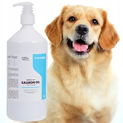 Norvegiškas lašišų aliejus šunims ir katėms Salmon Oil Omega 3 Omega 6 1000 ml