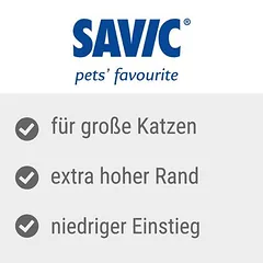 Savic kačių tualetas Aseo Giant, Dideliems > 5 kg — 3 nuotrauka