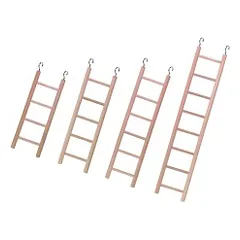 Žaislas paukščiams medinės kopėtėlės, 5 pakopos, 22x7 cm — 2 nuotrauka
