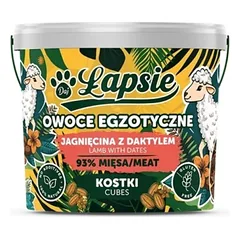 Lapsie Exotic Fruit Cubes Lamb skanėstas šunims su ėriena