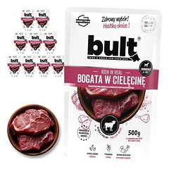 BULT drėgnas maistas šunims, maišeliai 10 x 500 g, Menkė — 4 nuotrauka