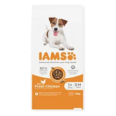 IAMS sausas maistas mažų ir vidutinių veislių šunims su vištiena, 12 kg