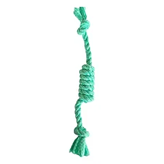 Žaislas šuniui susukta virvė, 31cm (raudona/žalia/mėlyna), 1 vnt. — 2 nuotrauka