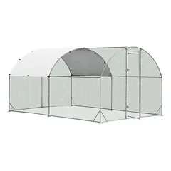 Vištidė 380x280x195cm., sidabrinės spalvos