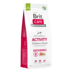 Brit Care Sustainable Activity Chicken & Insect sausas pašaras šunims - Pet24
