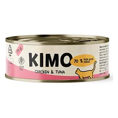 Kimo Cat Chicken & Tuna 70 g parduotuvėje e-zoo.lt