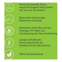 Catsan Naturelle Plus kraikas katėms, Ekonominė pakuotė: 2 x 20 l — 3 nuotrauka