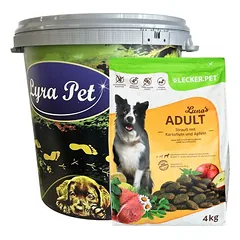 Lyra Pet Lecker.Pet® Luna's Adult su strutiena, bulvėmis ir obuoliais, sausas maistas šunims — 4 nuotrauka