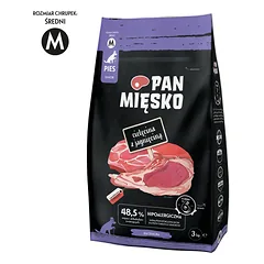 PAN MIĘSKO Veršiena su ėriena, M, 3 kg (senjorams)