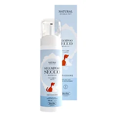 Natural Derma Pet sausas putų šampūnas šunims ir katėms kvapams neutralizuoti
