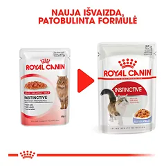 Instinctive (želė) drėgnas pašaras katėms Royal Canin (ploni griežinėliai drebučiuose), 12 x 85 g — 2 nuotrauka